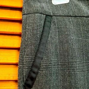 Women’s Size 12 Calvin Klein Gray Checked Ankle Length Dress Pants